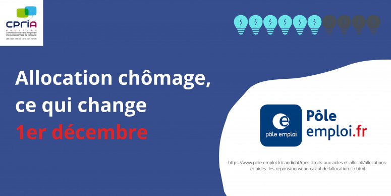 Allocation chômage 1er décembre