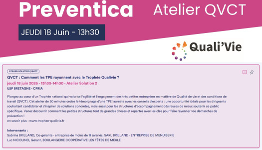 QVCT - CPRIA - Trophée Quali'Vie